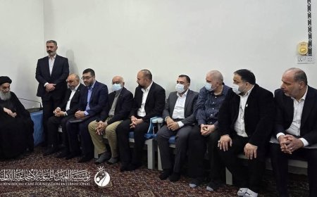 العين الدولية تتشرف بلقاء المرجع الأعلى السيد السيستاني وتحظى بدعمه وتوجيهاته