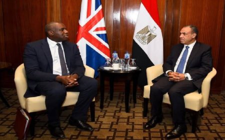 مصر وبريطانيا تبحثان وقف التصعيد بين إيران وإسرائيل ودعم المسار الدبلوماسي