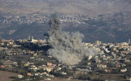 الجيش الاحتلال الإسرائيلي يقصف مناطق حدودية جنوب لبنان بالقنابل الضوئية والرشاشات