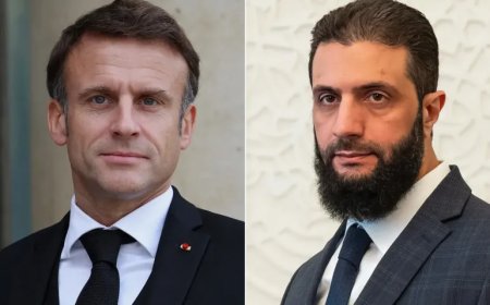 ماكرون يؤكد دعمه لسوريا... الشرع يشدد على الانفتاح والتعاون دون ابتزاز