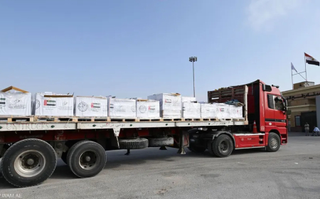 20 شاحنة.. مساعدات إماراتية تستعد لدخول غزة عبر معبر رفح