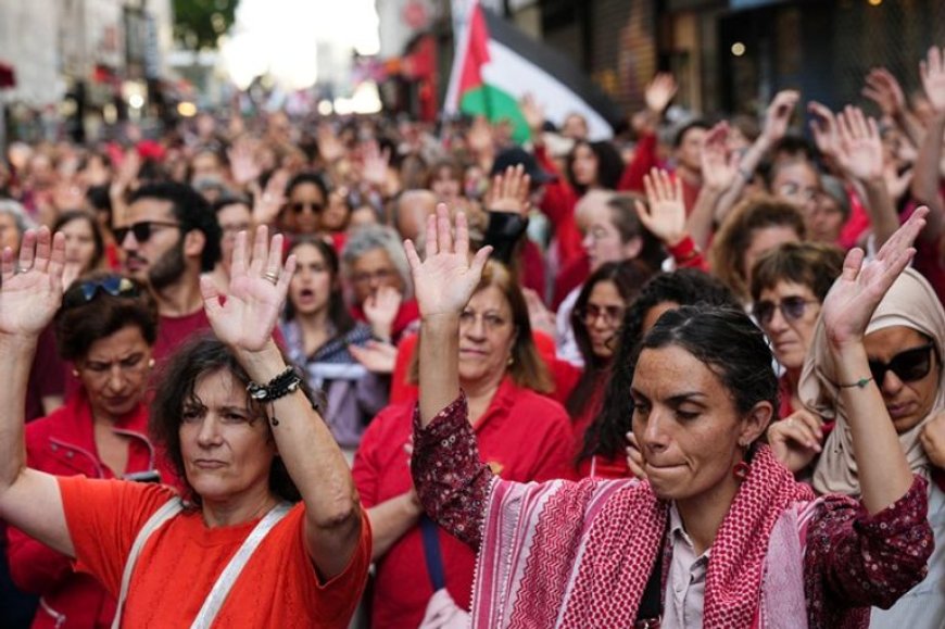 آلاف الفرنسيين يتظاهرون في باريس رفضًا للإبادة في غزة
