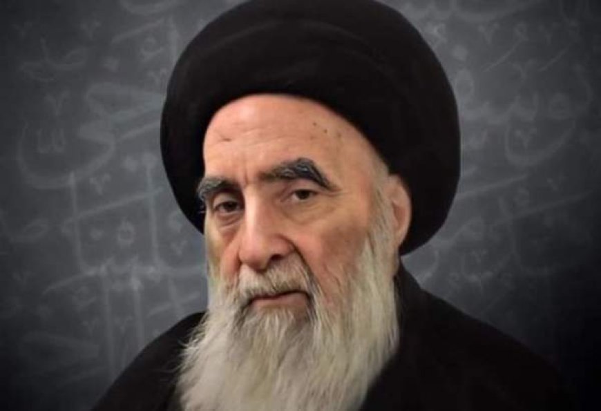 المرجع الأعلى السيد علي السيستاني يعزي بضحايا حريق مول الكوت ويواسي المفجوعين