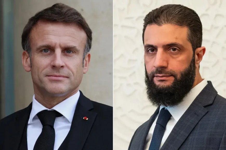 ماكرون يؤكد دعمه لسوريا... الشرع يشدد على الانفتاح والتعاون دون ابتزاز