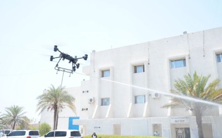 الدفاع المدني يعتمد الدرونز لإخماد حرائق الأبنية الشاهقة