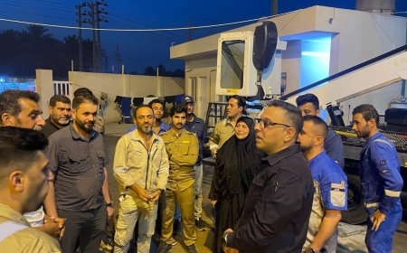 كهرباء الجنوب تتابع ميدانيًا مشاريع الصيانة في كربلاء استعدادًا للزيارة الأربعينية