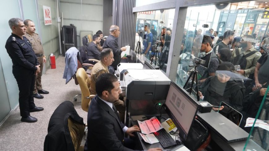 أكثر من 159 ألف مسافر وفدوا عبر مطار النجف الأشرف خلال النصف الأول من صفر