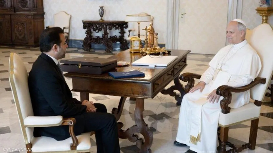 البابا لاون الرابع عشر يستقبل الأمين العام لمجلس حكماء المسلمين في الفاتيكان