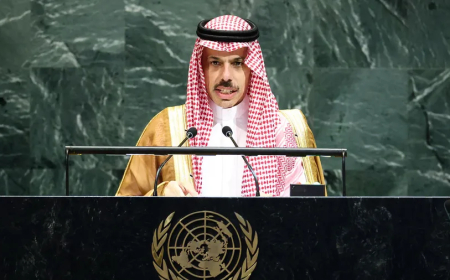 وزير الخارجية السعودي: آن الأوان لحل عادل للقضية الفلسطينية