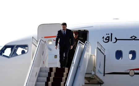 السوداني يصل أبو ظبي للمشاركة في فعاليات "جلوبال ريل 2025"
