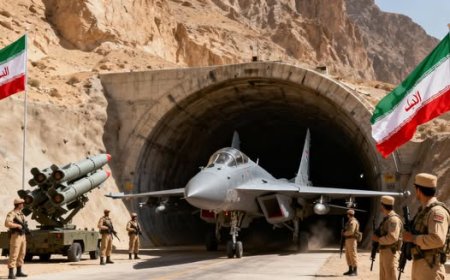 مفاجأة إيرانية: تدشين أول قاعدة جوية تحت الأرض "عقاب-44"