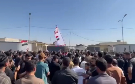 احتجاجات في ميسان والبصرة بسبب انقطاع الرواتب وأزمة المياه