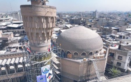 تحذيرات من خطر انهيار مئذنة جامع الخلفاء في بغداد