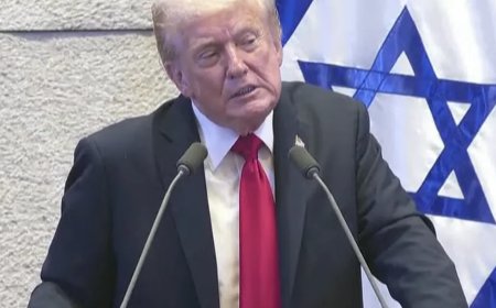 الكنيست الإسرائيلي..ترامب يعلن عن"الفجر التاريخي للسلام في الشرق الأوسط"