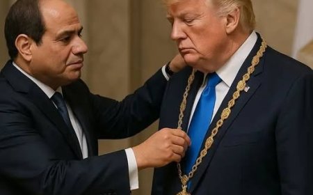 السيسي يمنح ترامب “قلادة النيل” تقديراً لدوره في وقف حرب غزة