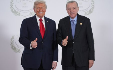 ترامب يصف أردوغان بـ"الرجل القوي جداً" في قمة شرم الشيخ