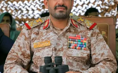 أنصار الله تعلن استشهاد رئيس هيئة الأركان اللواء محمد عبد الكريم الغماري