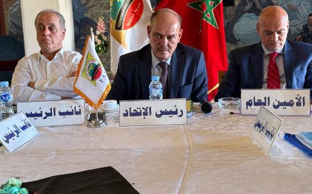 مؤيد اللامي يترأس اجتماعات الأمانة العامة لاتحاد الصحافيين العرب في المغرب ويعلن "بيان العيون"