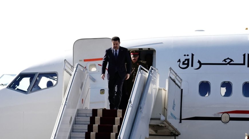 السوداني يصل أبو ظبي للمشاركة في فعاليات "جلوبال ريل 2025"