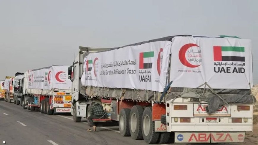 الإمارات في قلب الأزمة: جسر إنساني شامل لدعم غزة