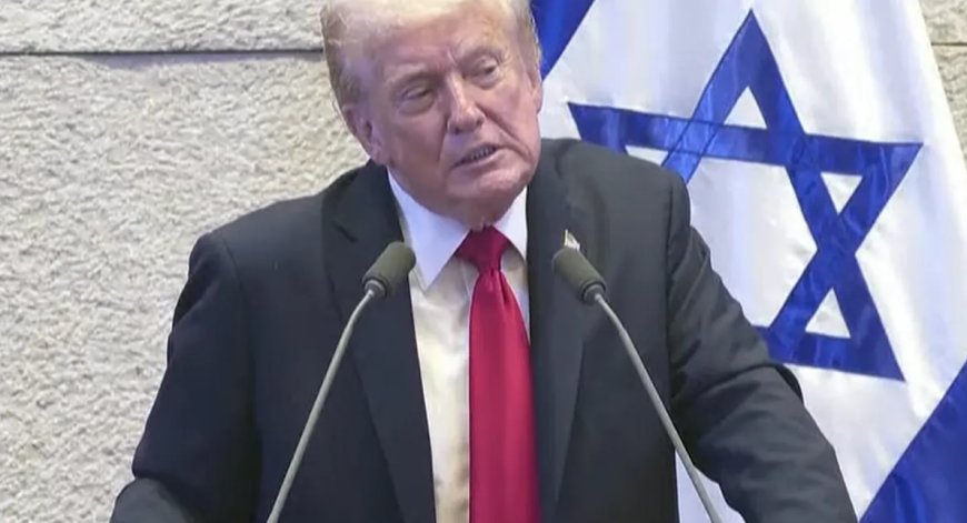 الكنيست الإسرائيلي..ترامب يعلن عن"الفجر التاريخي للسلام في الشرق الأوسط"