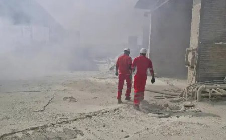 اندلاع حريق كبير في مصفاة "بارسيان" الإيرانية وإصابة ثلاثة أشخاص