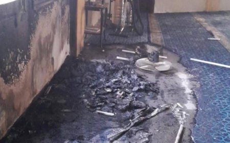 مستوطنون يحرقون أجزاء من مسجد في الضفة الغربية