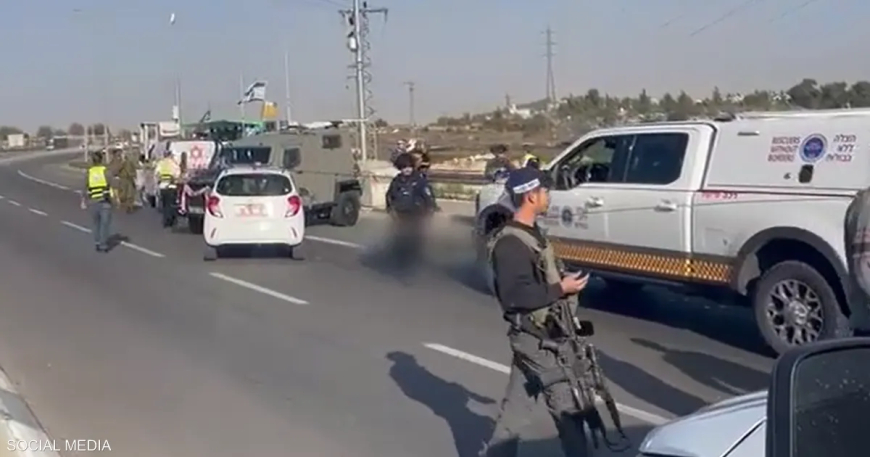 فلسطين..قتيل إسرائيلي وثلاثة جرحى بهجوم مزدوج بالدهس والطعن