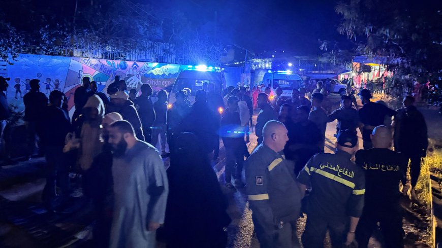 11 شهيدا في غارة إسرائيلية على مخيم عين الحلوة جنوبي لبنان