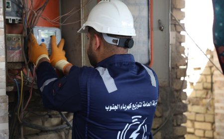 توزيع كهرباء ميسان يعزّز الشبكة بنحو 5 آلاف مقياس جديد خلال 2025