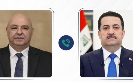 رئيس الوزراء العراقي يؤكد لنظيره اللبناني تداعيات الحرب إقليمياً