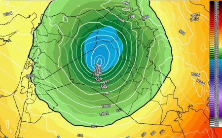 عاصفة عميقة تقترب.. العراق على موعد مع اضطراب جوي نادر