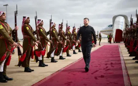 جولة أمنية متسارعة.. زيلينسكي في الأردن بعد إجراء اتفاقات دفاعية مع الخليج