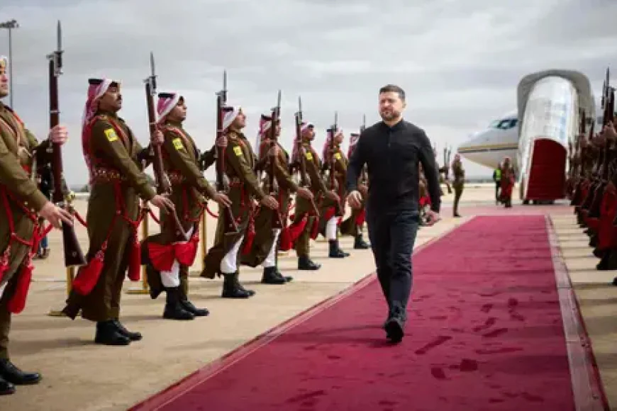 جولة أمنية متسارعة.. زيلينسكي في الأردن بعد إجراء اتفاقات دفاعية مع الخليج