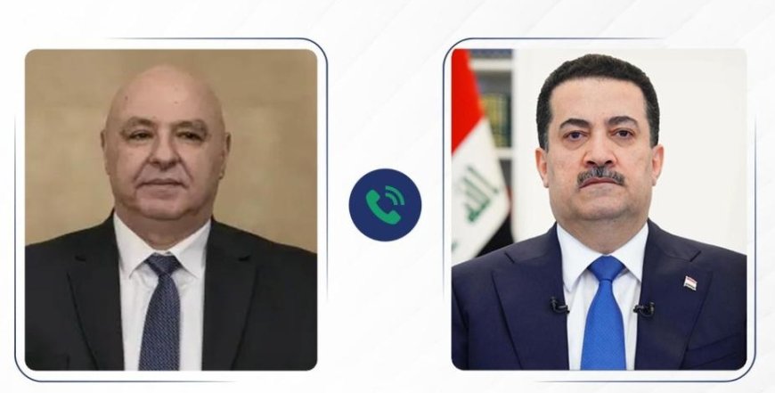 رئيس الوزراء العراقي يؤكد لنظيره اللبناني تداعيات الحرب إقليمياً