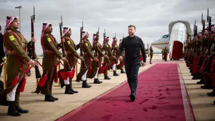 جولة أمنية متسارعة.. زيلينسكي في الأردن بعد إجراء اتفاقات دفاعية مع الخليج