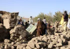 زلزال بقوة 5.8 درجات يضرب مناطق واسعة من أفغانستان