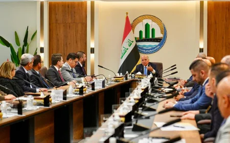 فؤاد حسين يتسلّم مهام إدارة وزارة الإعمار ويؤكد على استمرار المشاريع